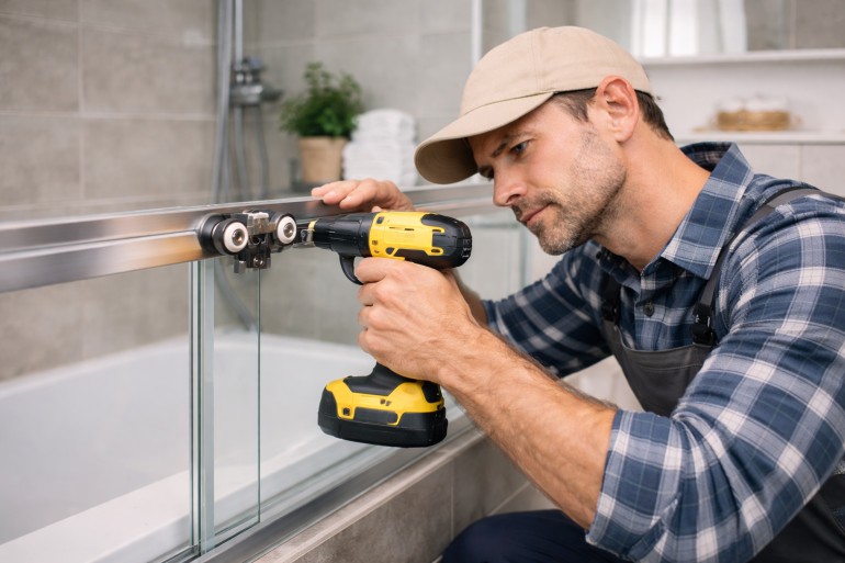 Sliding Shower Door Repair